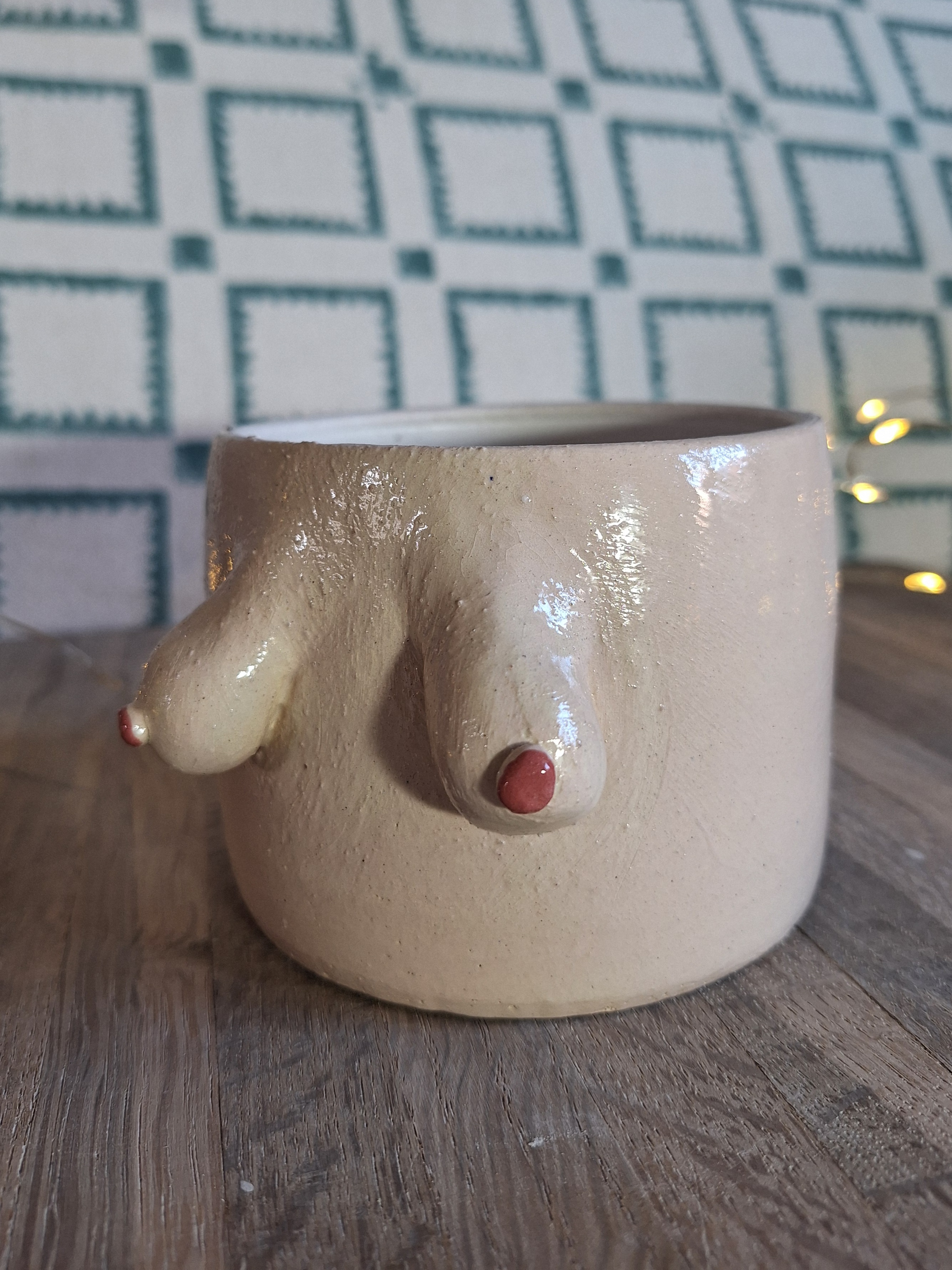 glazed pot